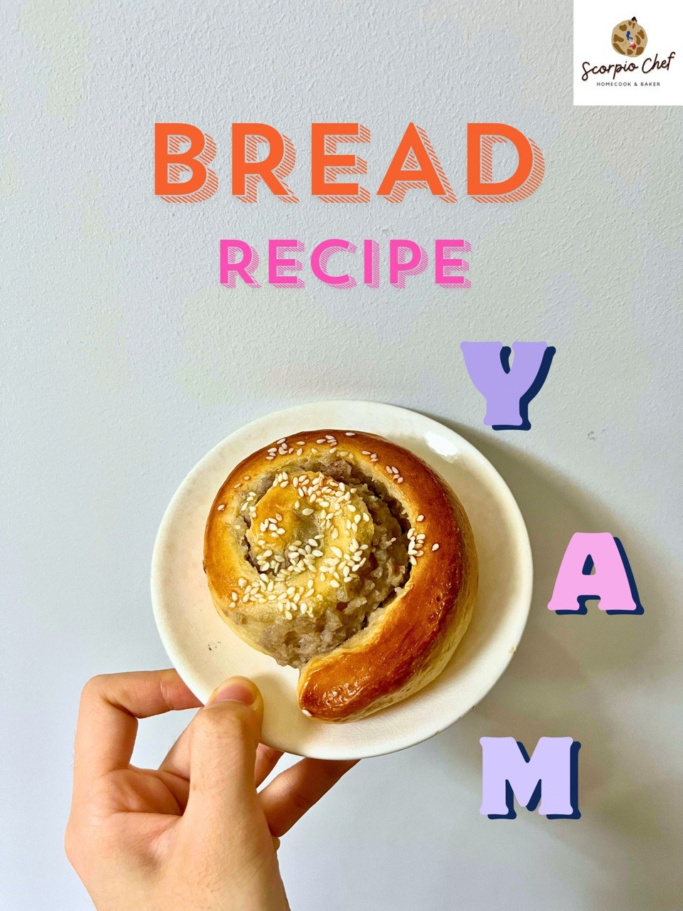 YAM BREAD RECIPE (orh nee 🍠🍠) วิดีโอที่เผยแพร่โดย scorpiochef Lemon8