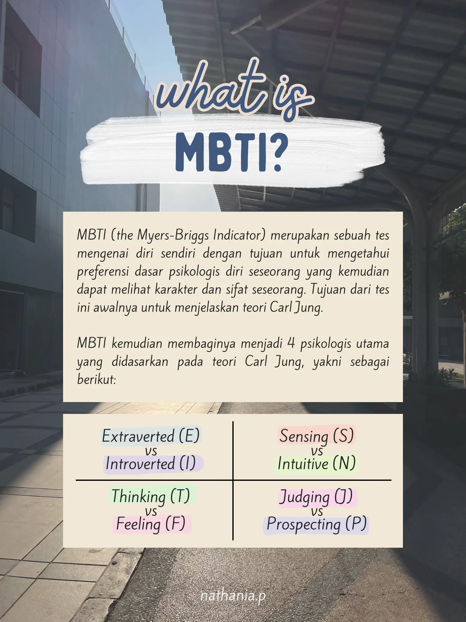 Yuk kita bahas MBTI!😋 | Gallery posted by Nathania Putri | Lemon8