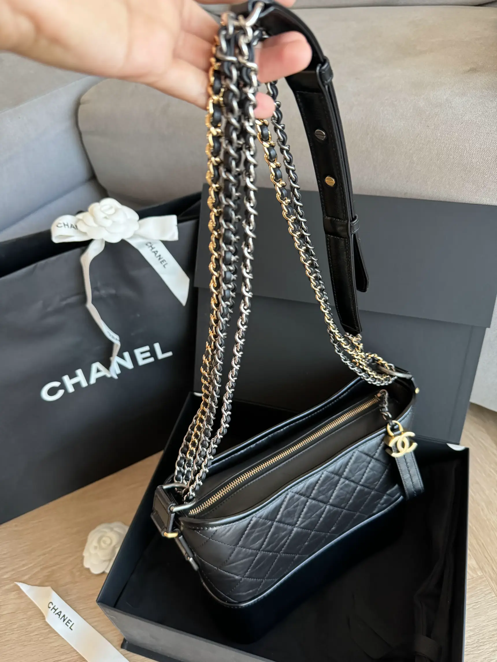 Chanel gabrielle online size