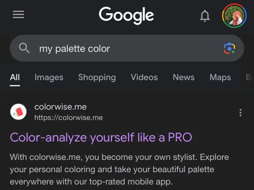 Color-analyze yourself like a PRO