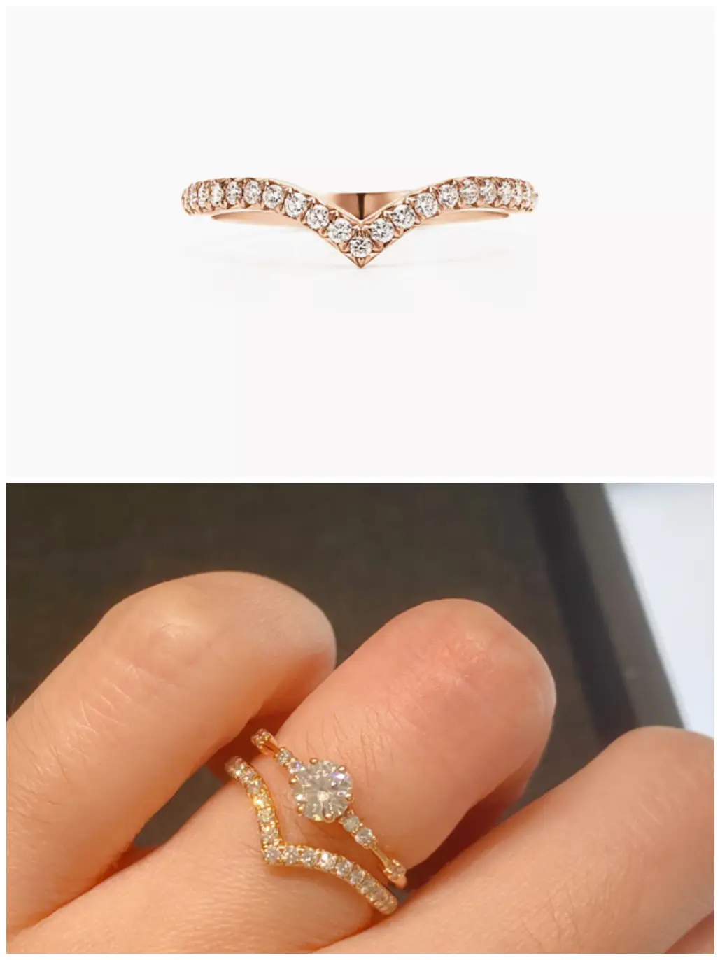 Tiffany v band on sale ring