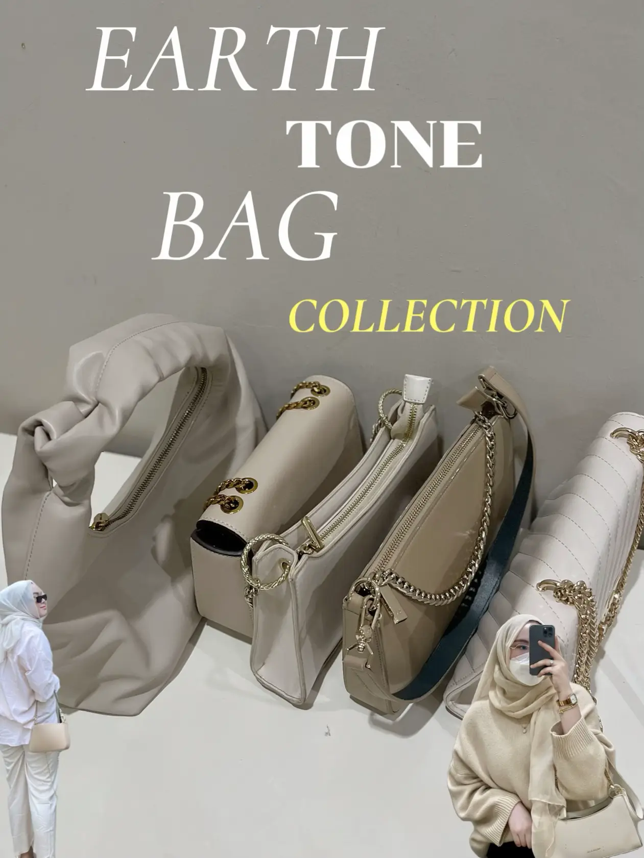 My Favourite Earth Tone Bag Collection ✨