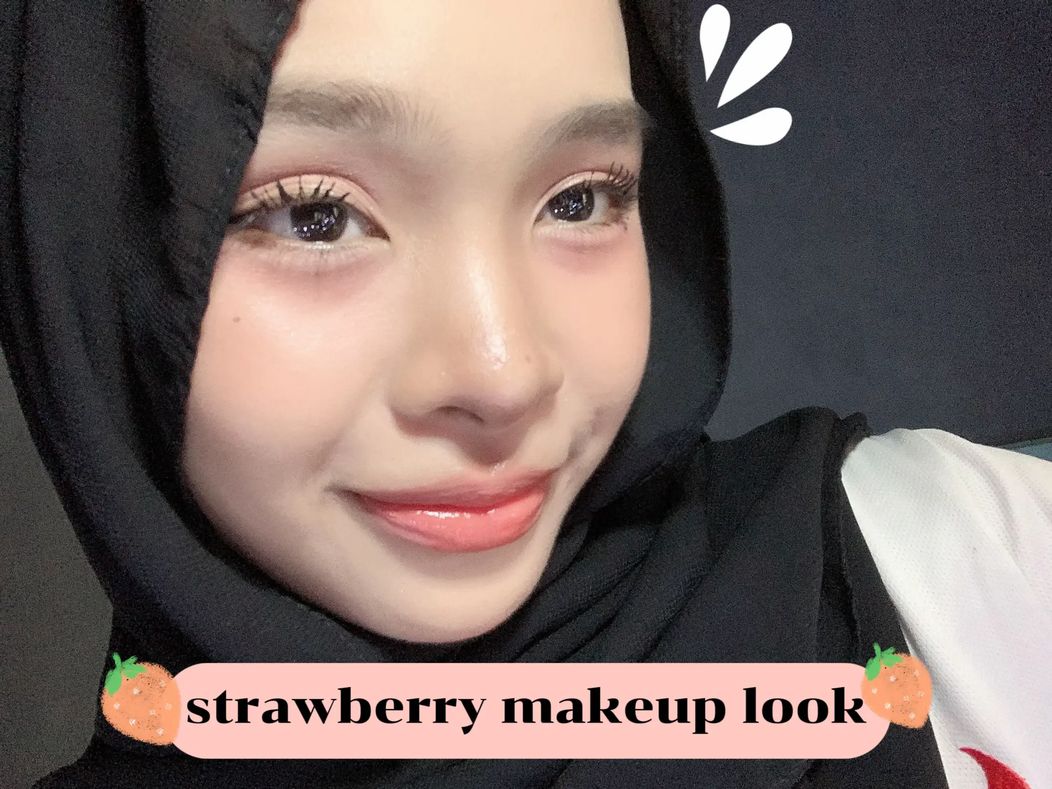 Strawberry Makeup Look: Tiktok Tutorial - s2m0kiw