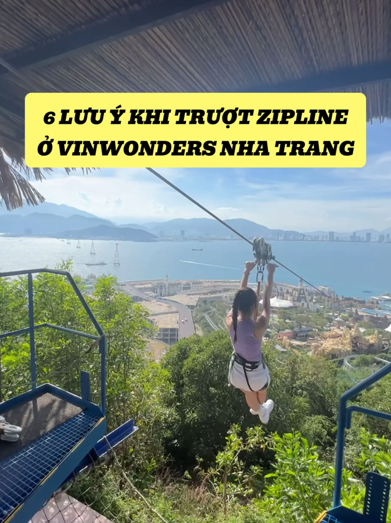 6 lưu ý khi trượt zipline tại VinWonders Nha Trang | Bộ sưu tập do Lít ...