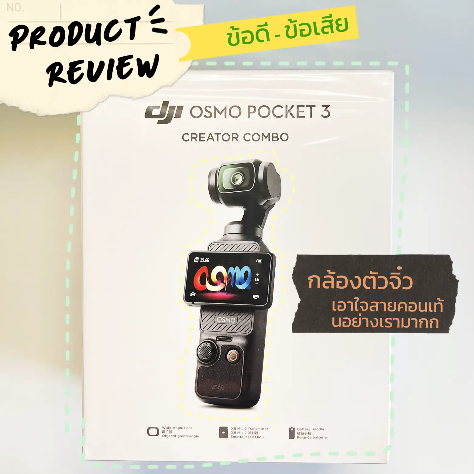 The Osmo Pocket 3 creator combo comes with the all-new DJI Mic 2  transmitter - giving you extremely clean audio that's perfect for your…