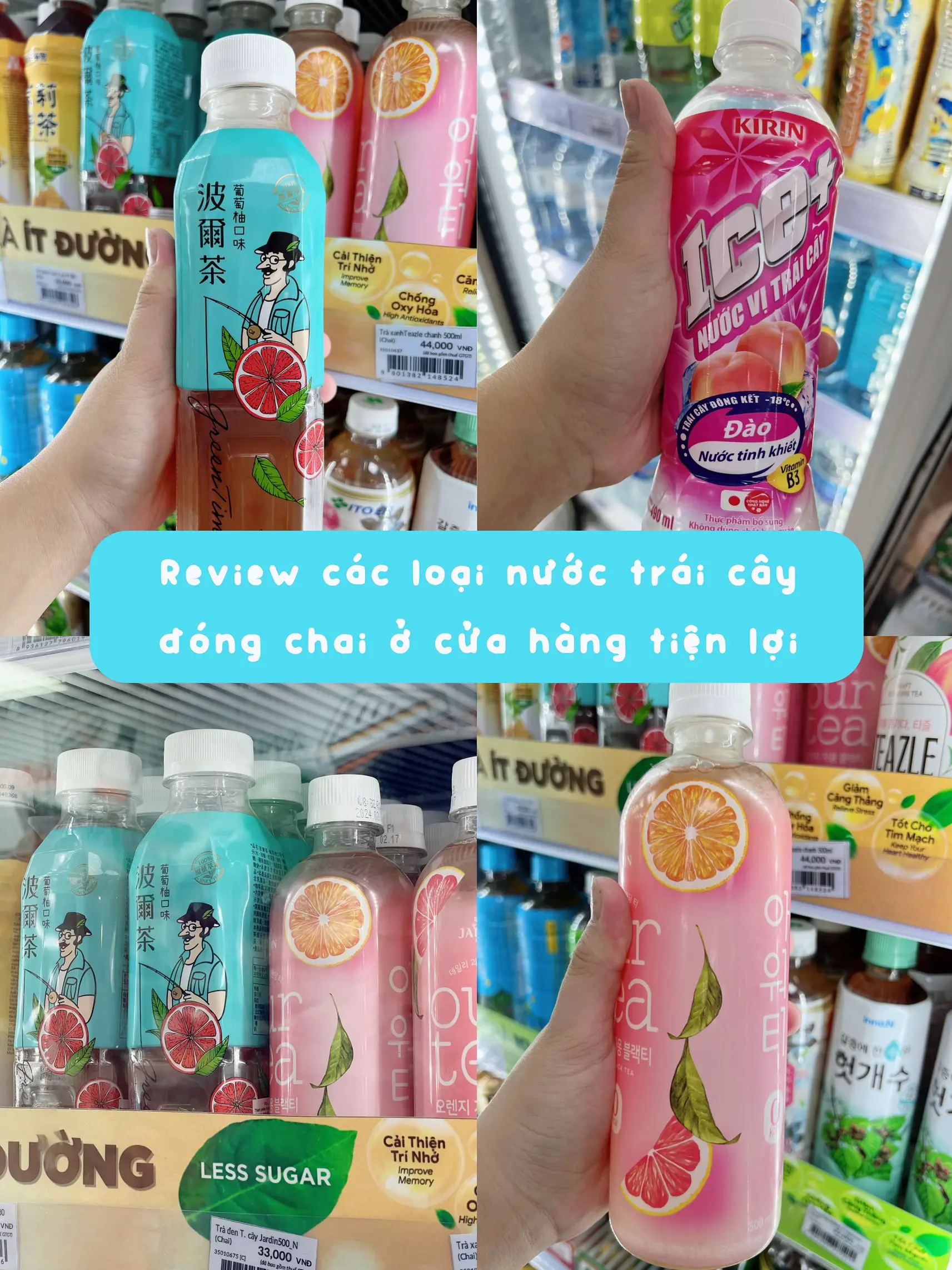 Review các loại nước trái cây đóng chai | Bộ sưu tập do Cùng An Đi ...