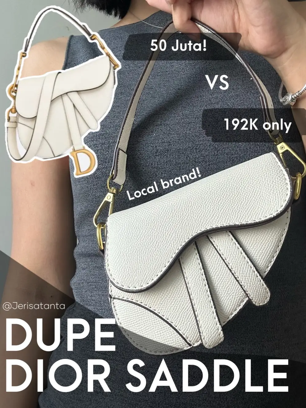 Dior saddle bag shops dupe