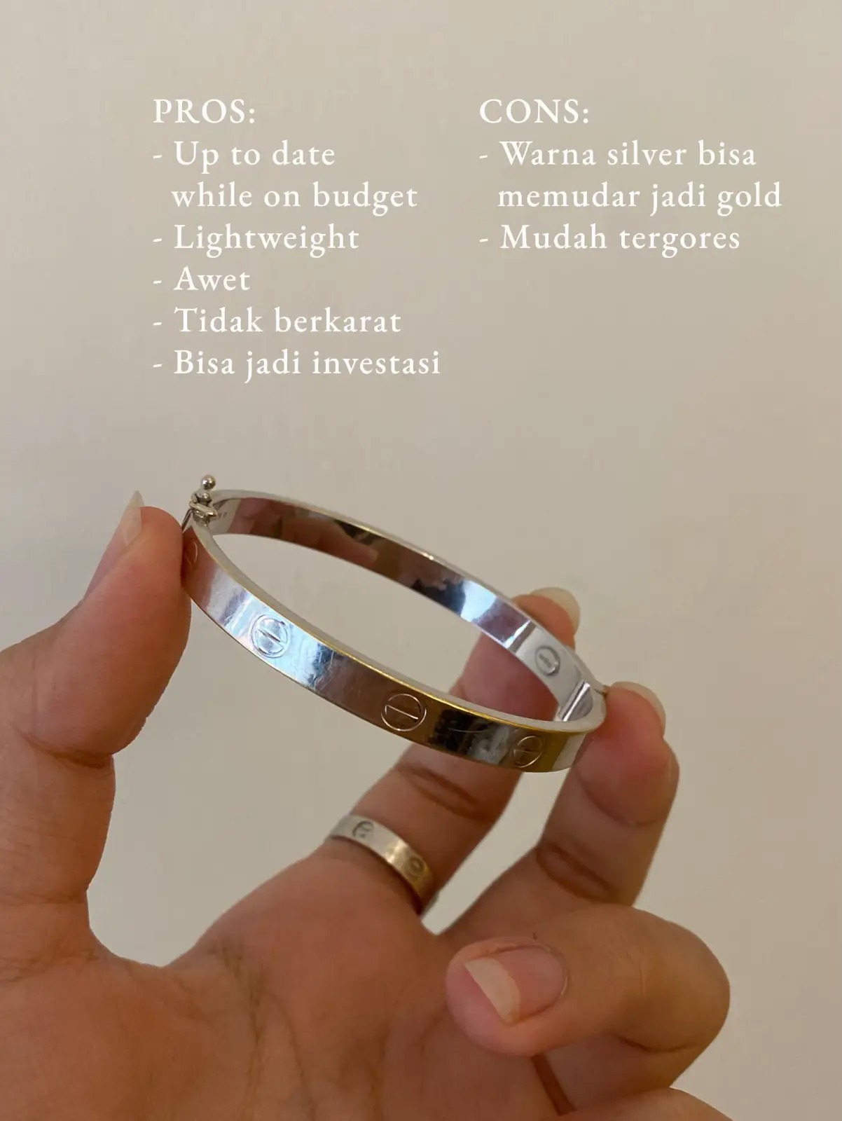 Harga cartier bracelet new arrivals