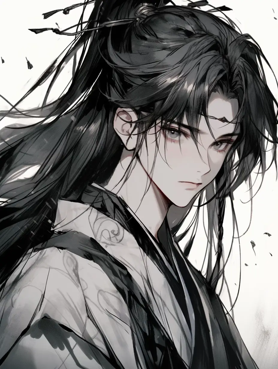 原创｜水墨风动漫男生 | Gallery posted by Ink Swordsman | Lemon8