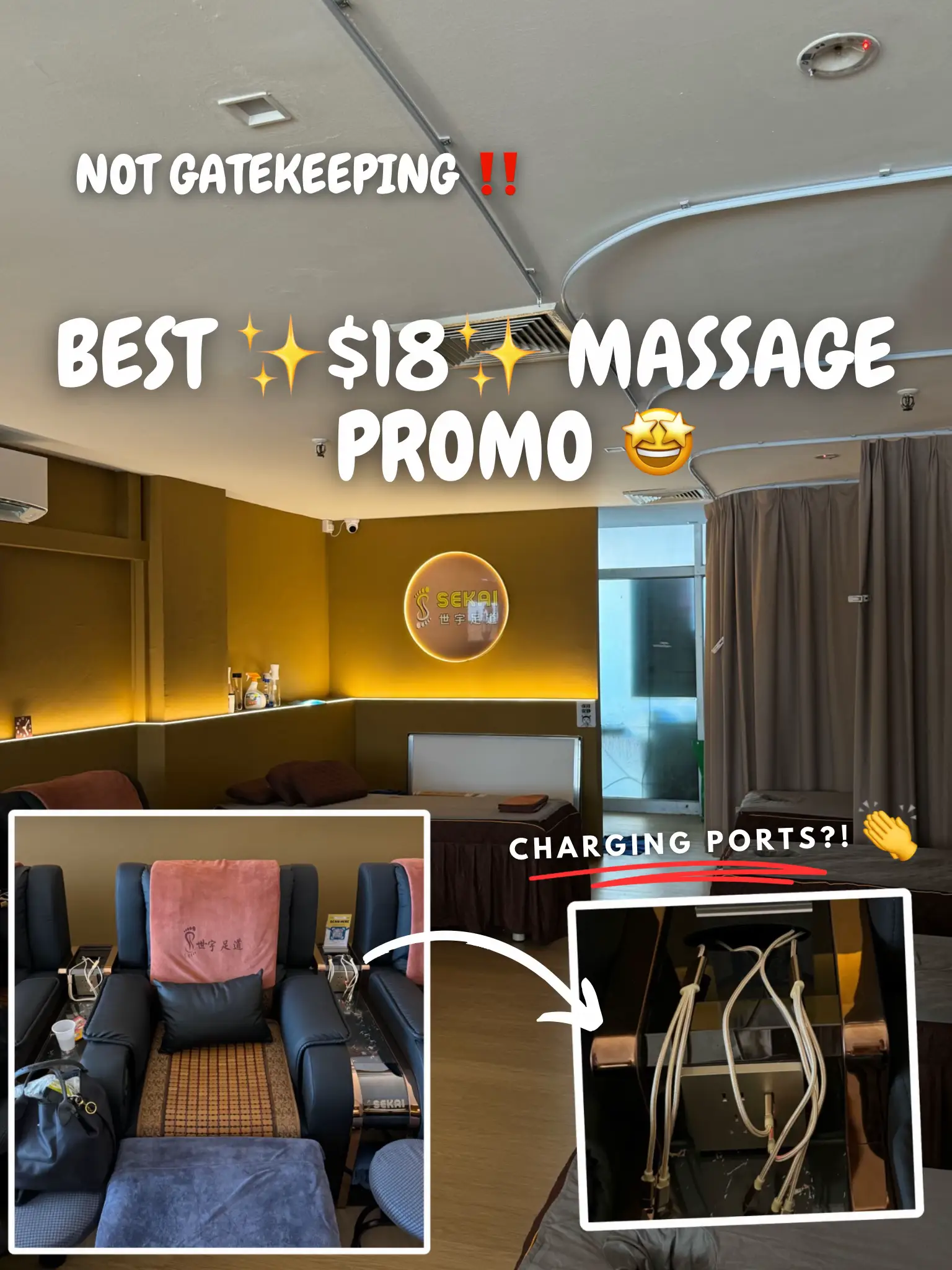 REVIEWING D VIRAL $18 MASSAGE PLACE 🤩 DAMN WORTH💯👍's images(0)