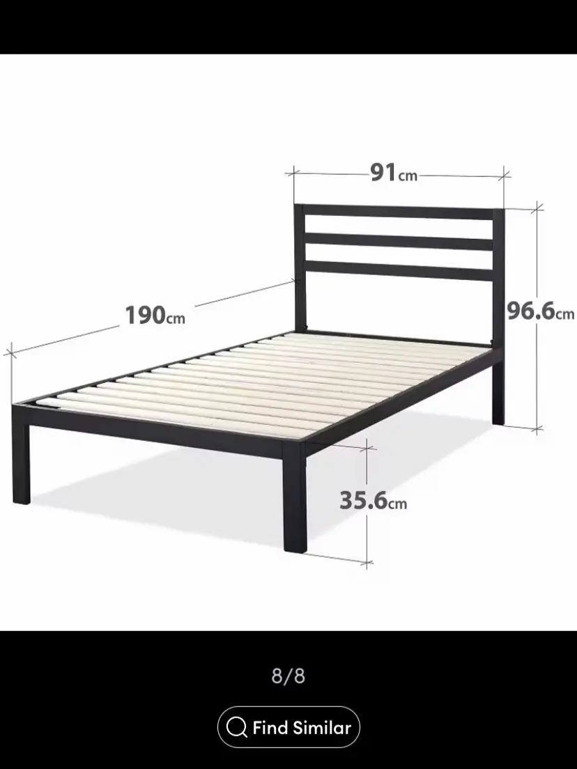 Store things under your bed with this bedframe! 👀 แกลเลอรีที่โพสต์โดย
