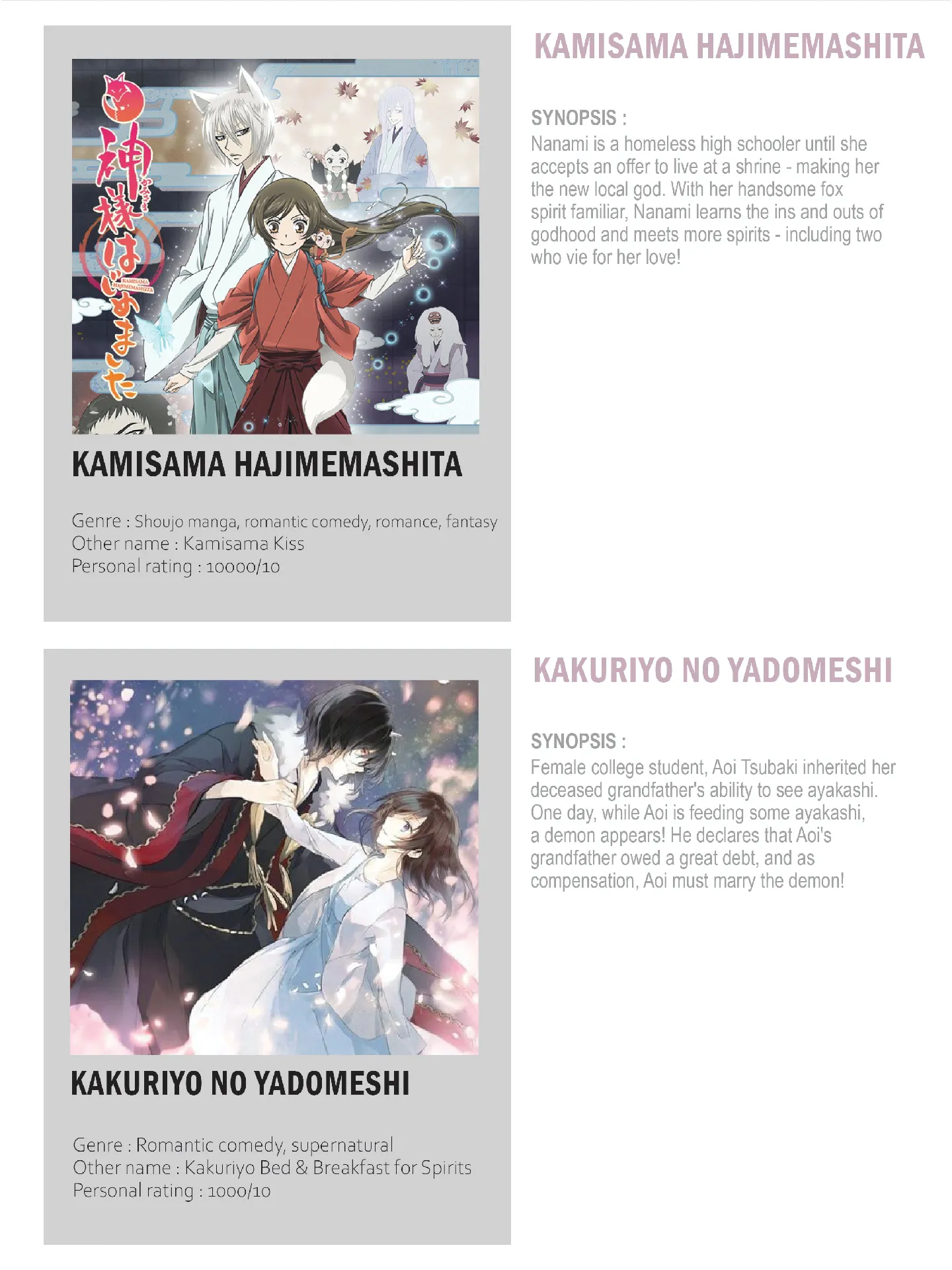 Kamisama Hajimemashita  Kamisama kiss, Anime girl cute, Anime romance