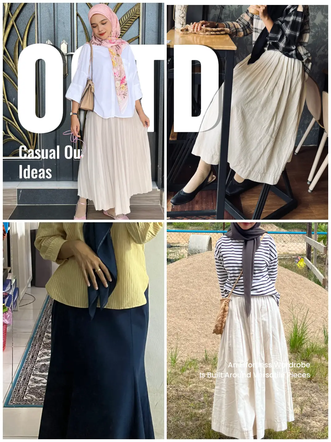 Styling Uniqlo Skirts Part.1 ♡, Galeri disiarkan oleh HusnaKmrdn