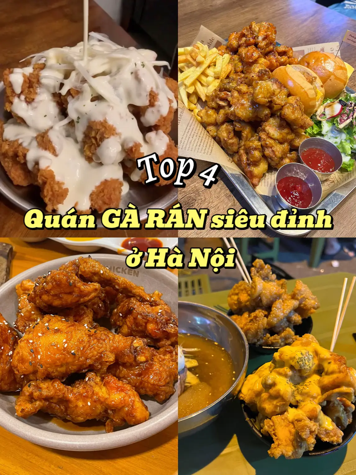 Top 4 quán gà rán siêu ngon ở Hà Nội | Bộ sưu tập do Ohaiolyn.foodee ...