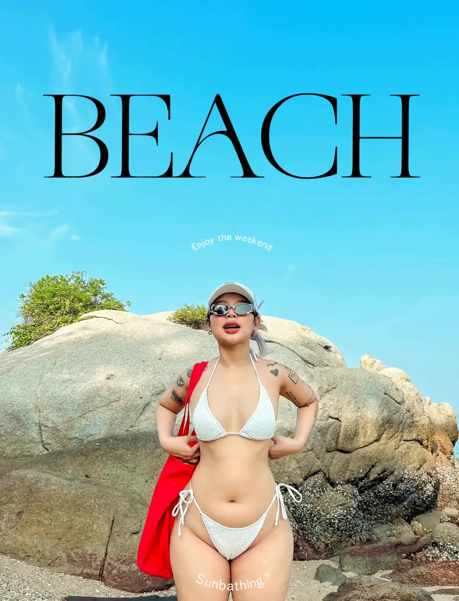 BEACH 🌊 # pose # beach | Gallery posted by Nawa nawa | Lemon8