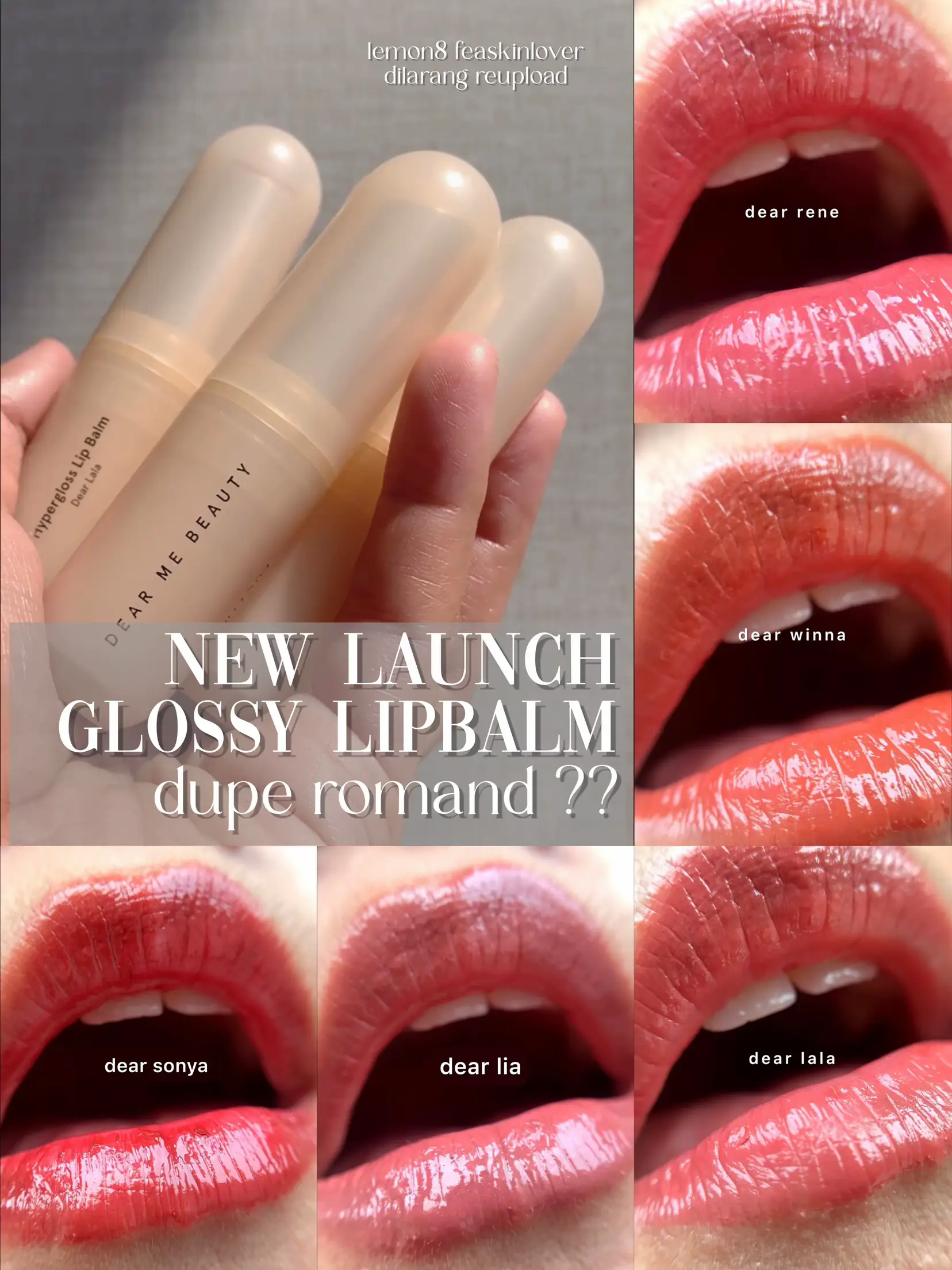 Lipbalm super glossy;lembab dan pigmented!!, Video published by  feaskinlover