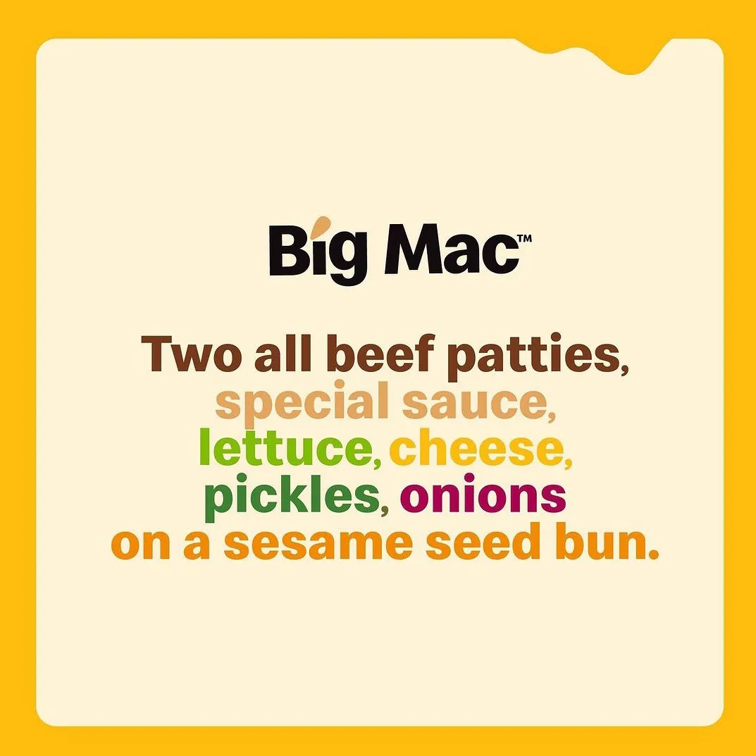 BIG MAC - Two All Beef Patties Special Sauce Lettuce Cheese