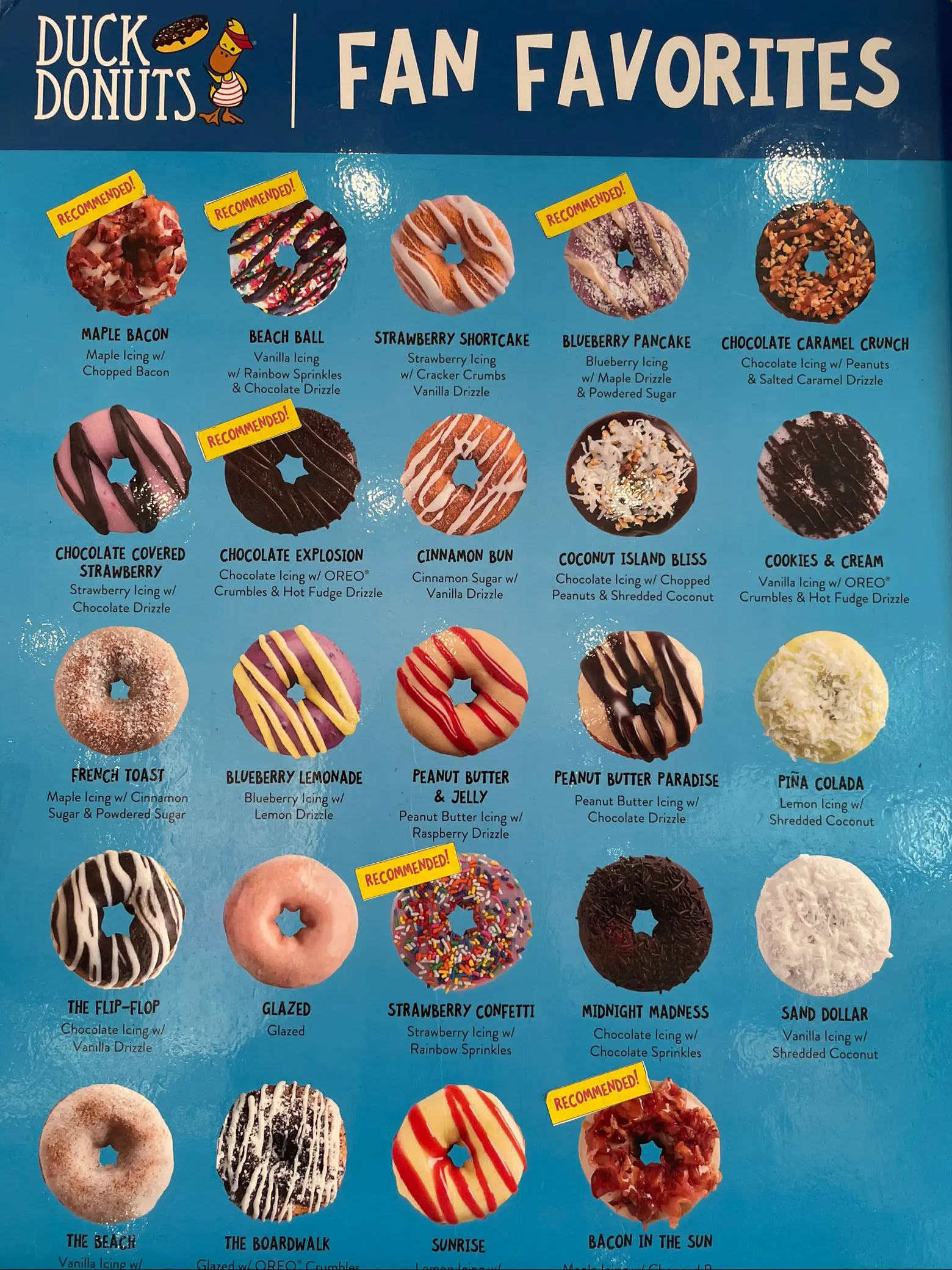 Duck donuts menu discount