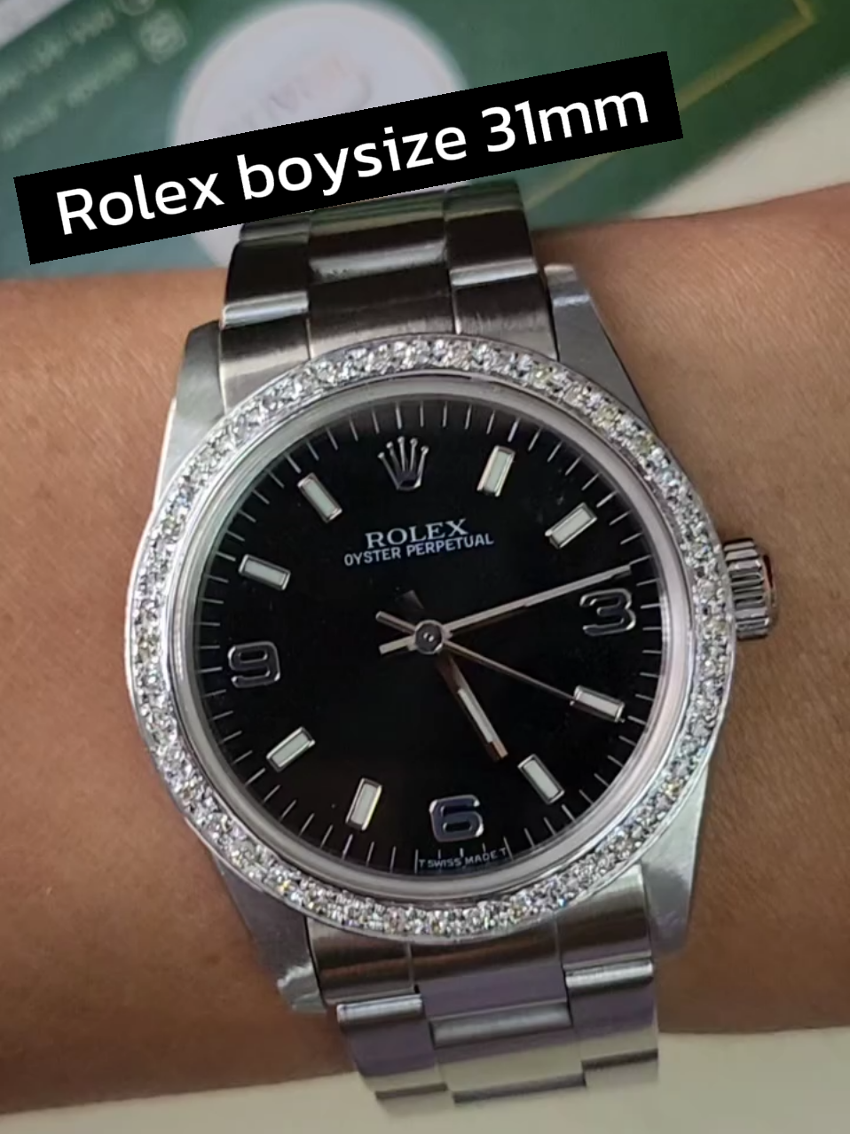 Rolex 369 boy online size