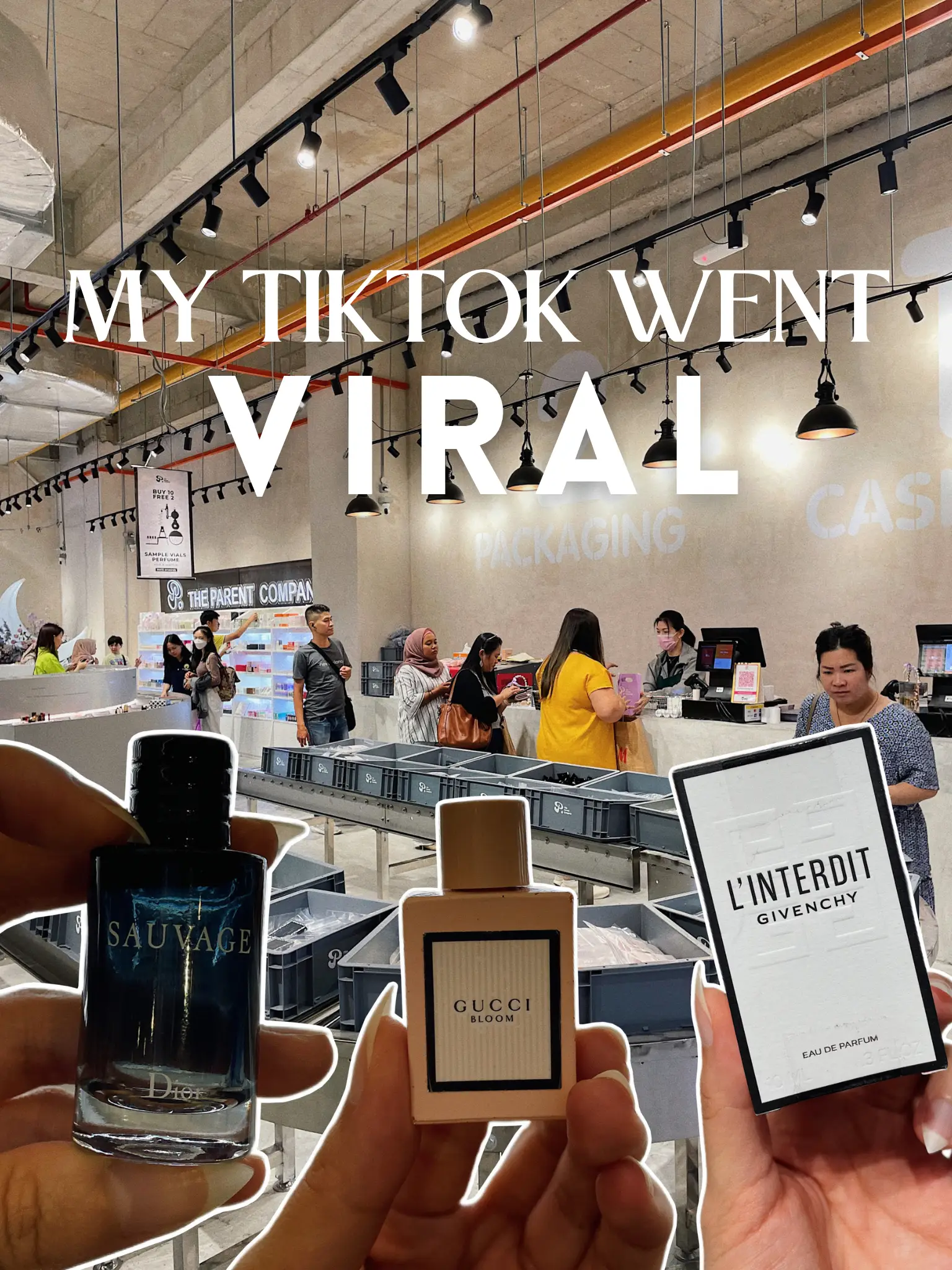 check out this VIRAL mini perfume pop up store's images