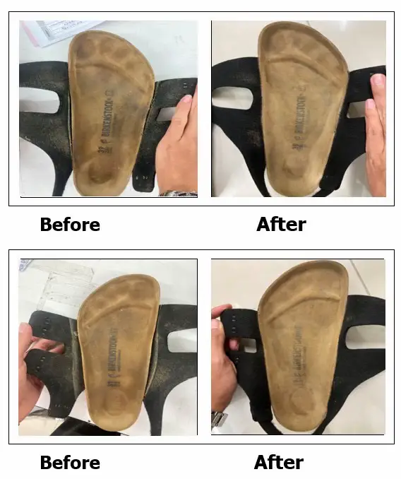 The old Birkenstock shoes are repairable Gallery posted by