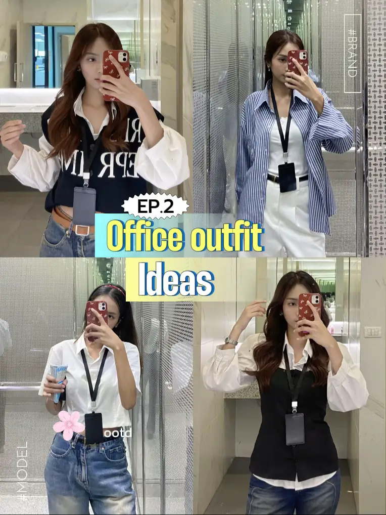 office outfit ideas แต่งตัวไปทำงาน ep.2! 🎀 | แกลเลอรีที่โพสต์โดย anda ...