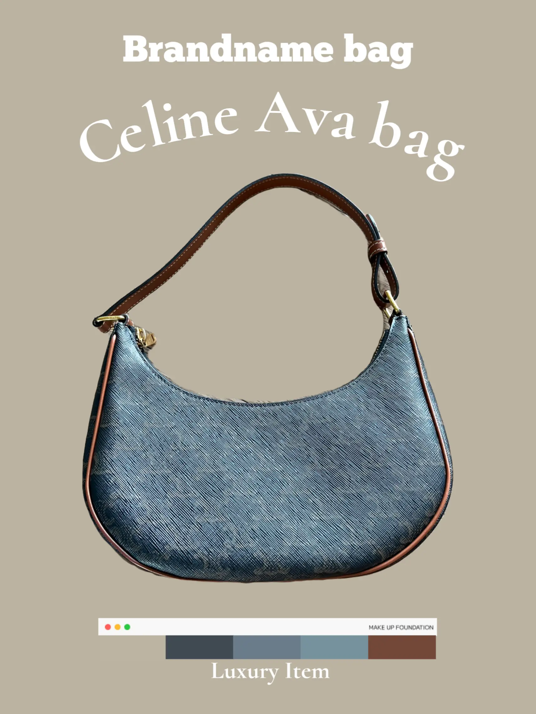 How much is it worth using Celine brand AVA bag / capacity? Let's
