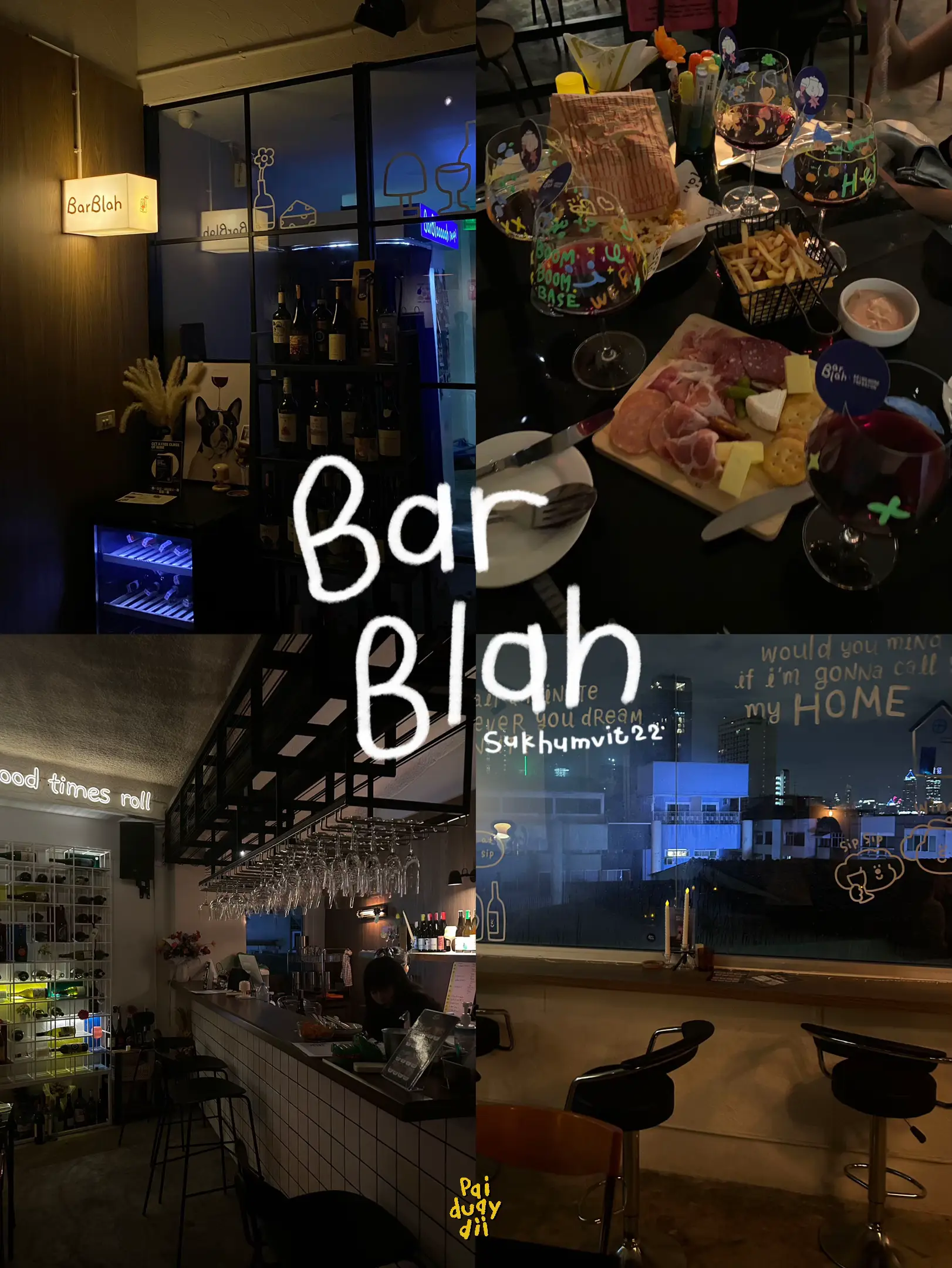 Barblah Wine Bar (ไม่) ลับ Vibe ดี ใจกลางกรุง🥂 | แกลเลอรีที่โพสต์โดย ไป ...