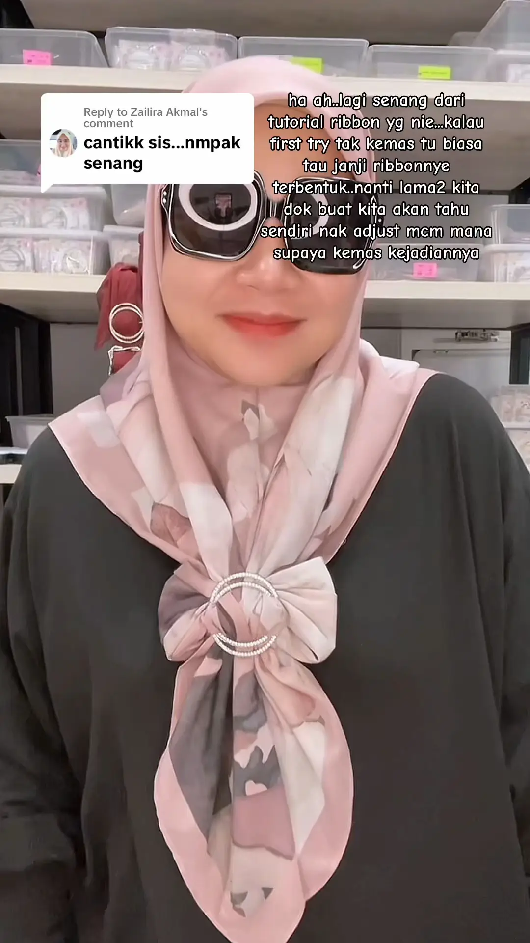 Tutorial Bawal Ribbon Style