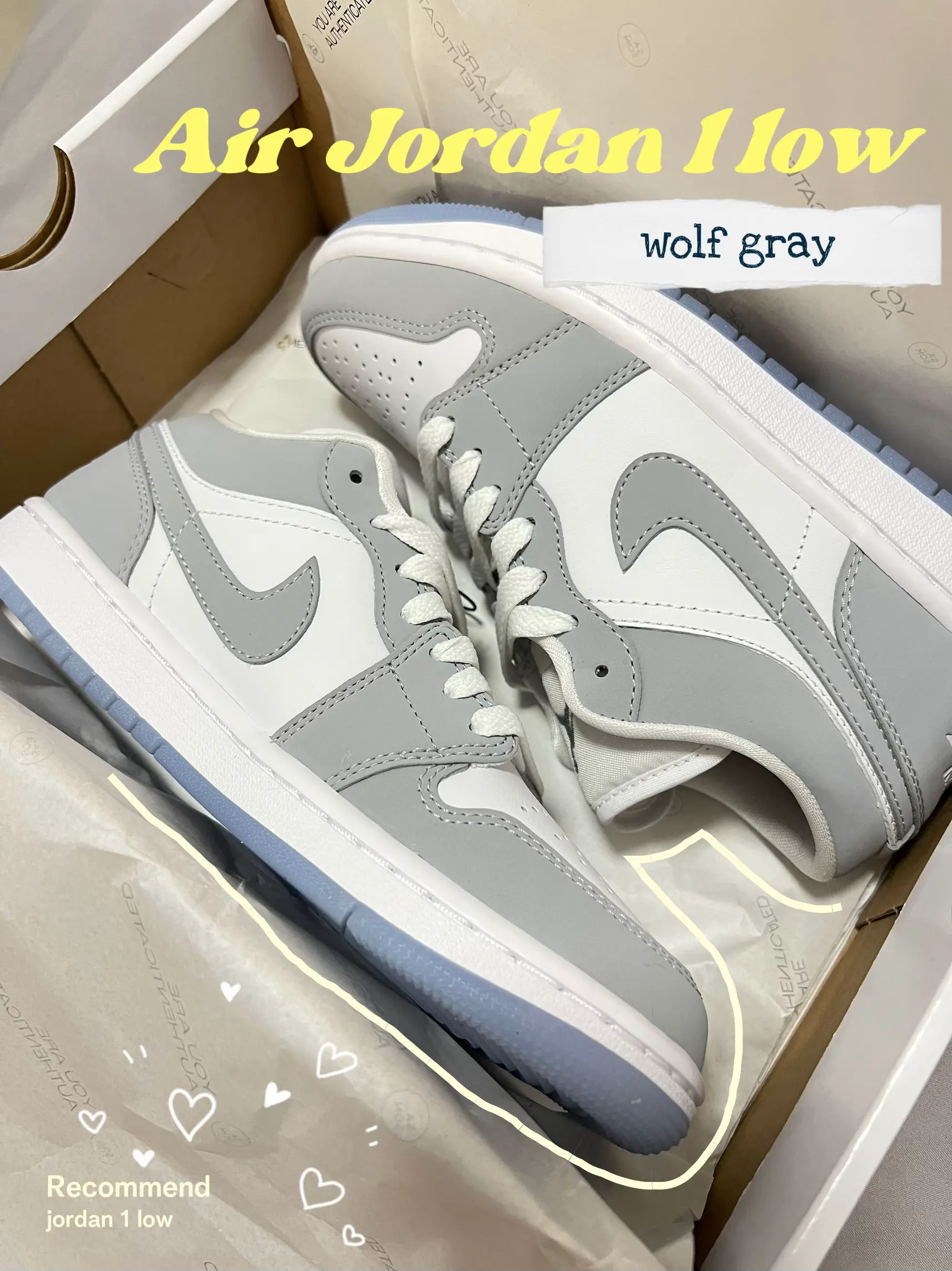 Nike air Jordan 1 low wolf gray 🤍🌟 3,8XX฿ | แกลเลอรีที่โพสต์โดย รีวิวไป ...
