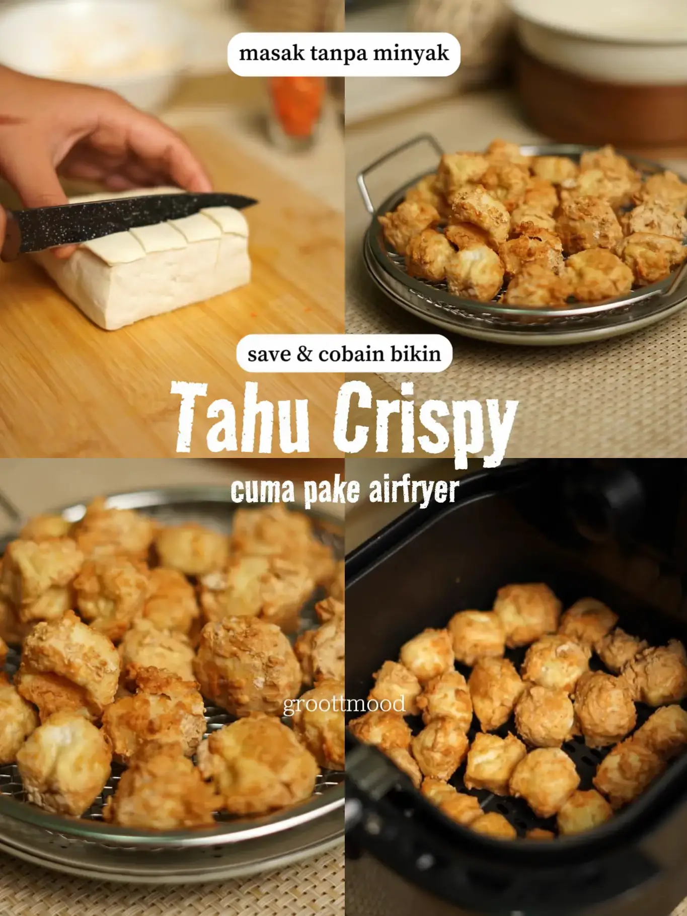Tahu Crispy Tanpa Minyak