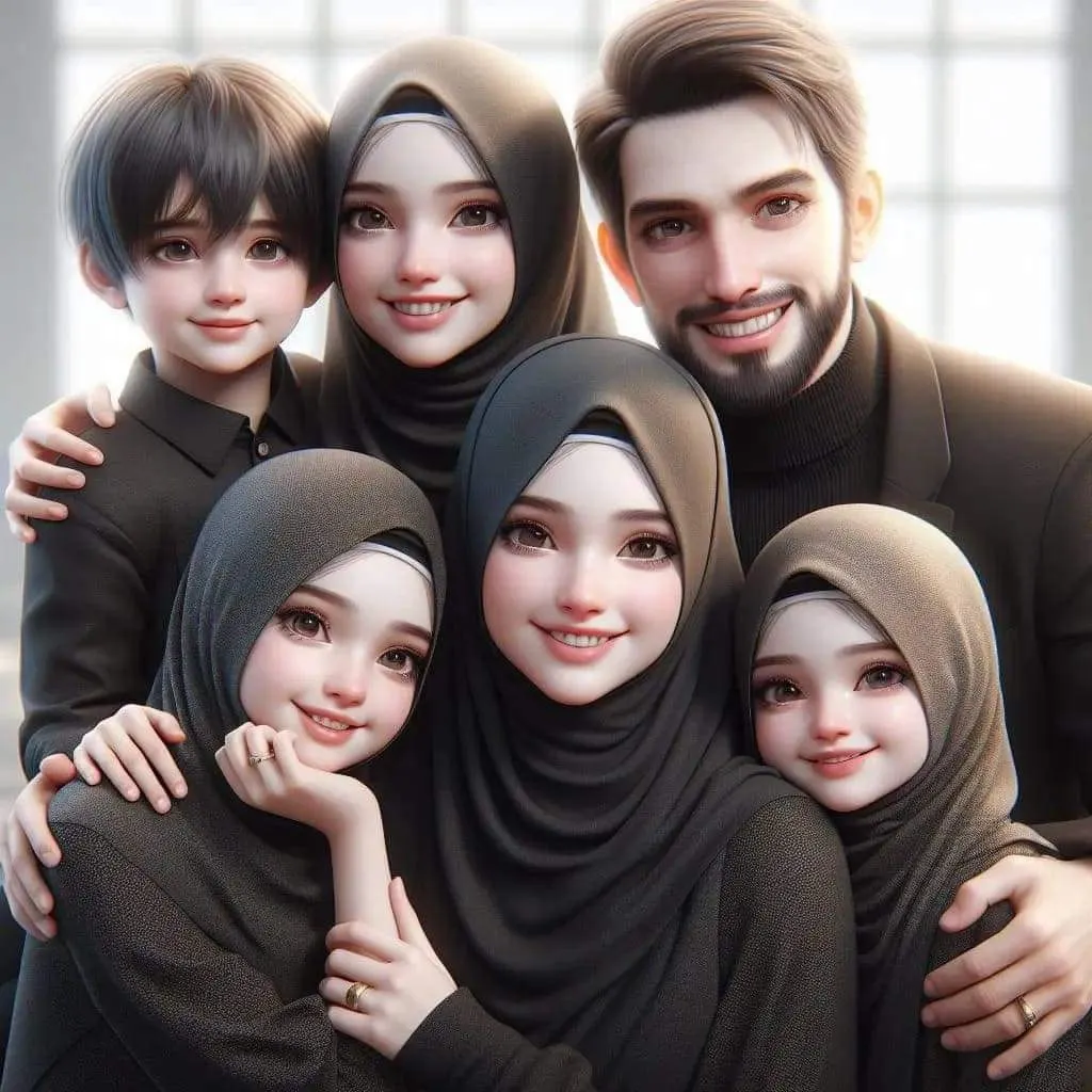 Gambar Kartun Keluarga 1 Anak - Pencarian Lemon8