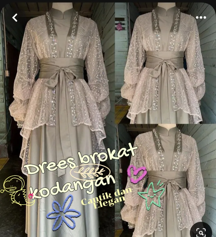 Design 2024 dress brokat