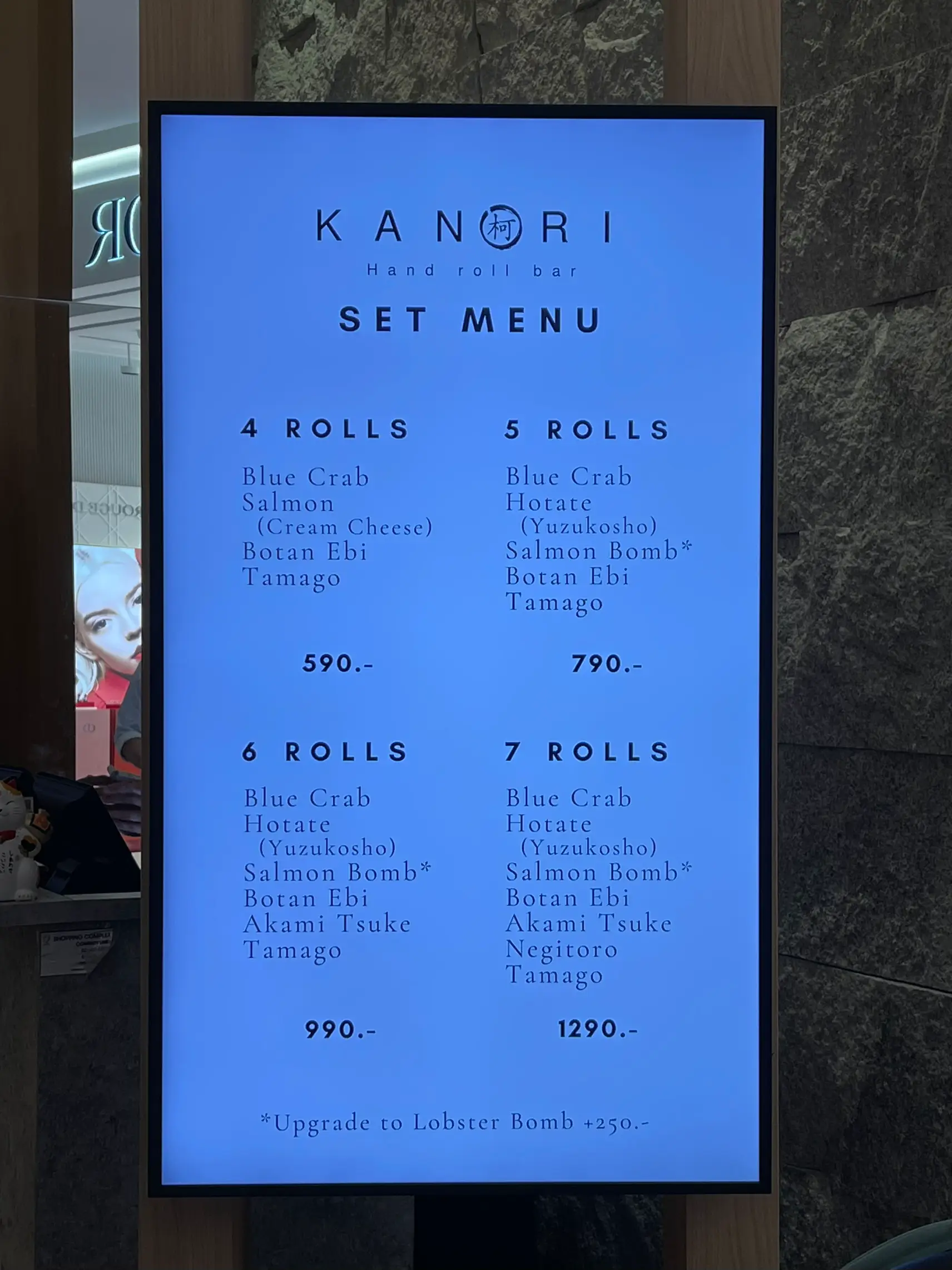 อร่อย ราคาไม่แรง KANORI Hand roll Bar Emquartier แกลเลอรีที่โพสต์