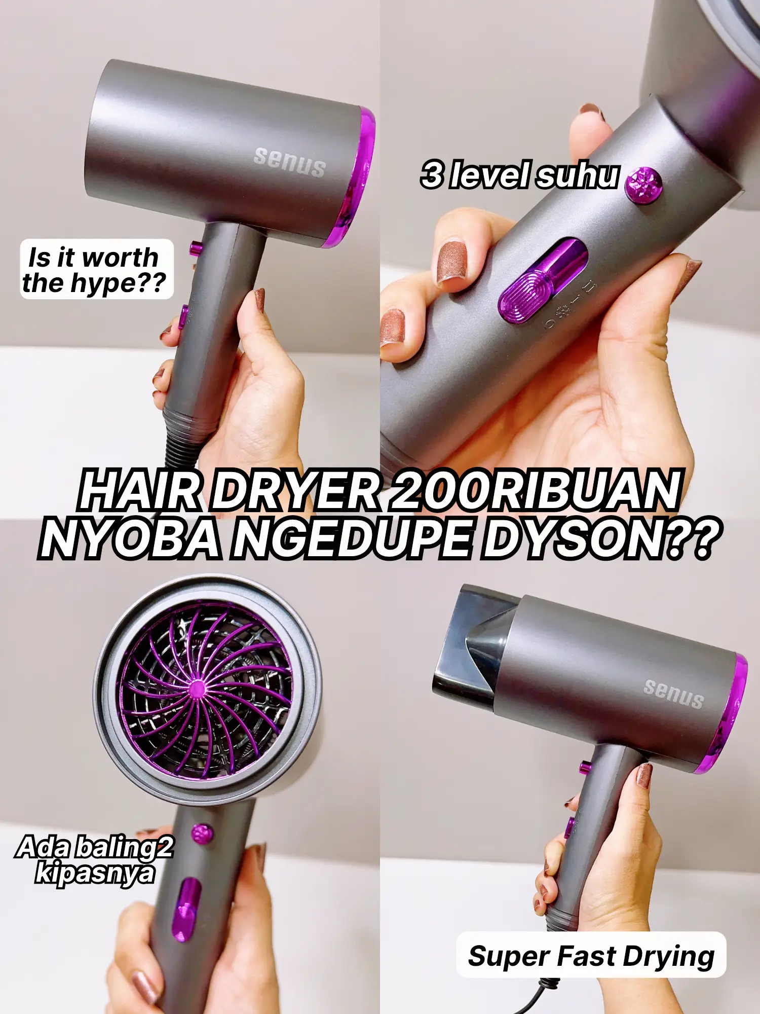 Dyson dupe popular hair dryer