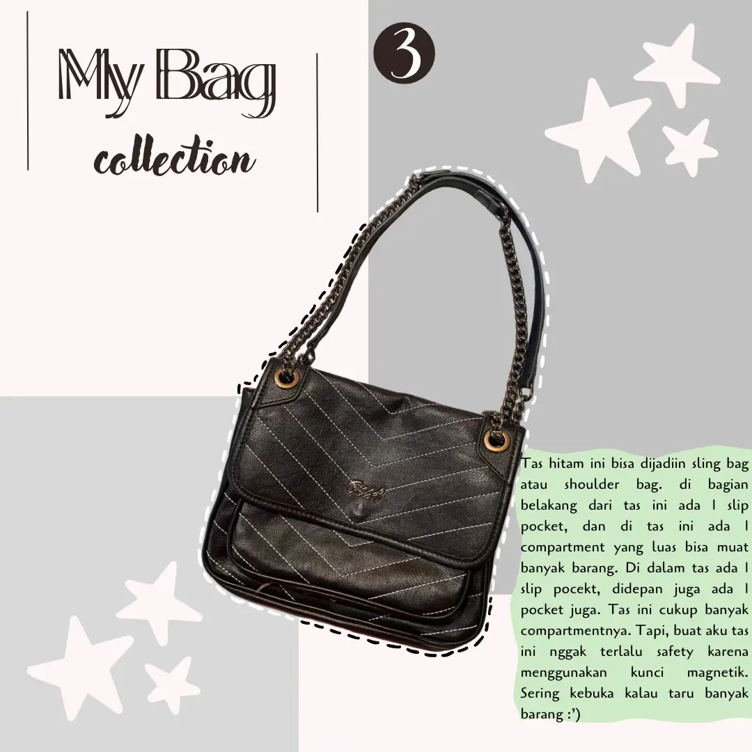 My Bag Collection Edisi Warna Hitam | Celline jessicaが投稿した