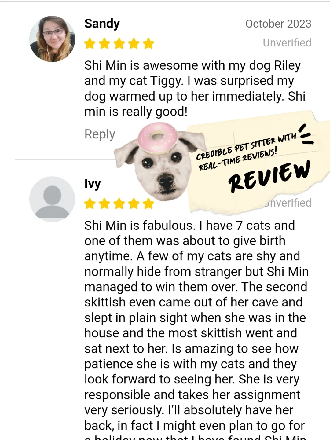 LOOKING FOR A PET SITTER FOR YOUR FURBB? แกลเลอรีที่โพสต์โดย Shi Min