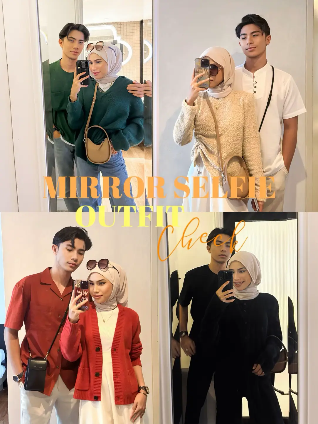 Our Latest Mirror Selfie Outfit Check Couple Galeri Disiarkan Oleh Ruex Lemon8