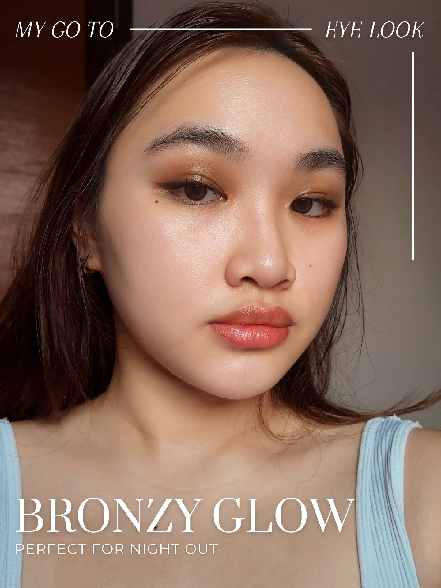 Bronzy Glazed Eye Makeup Tutorial