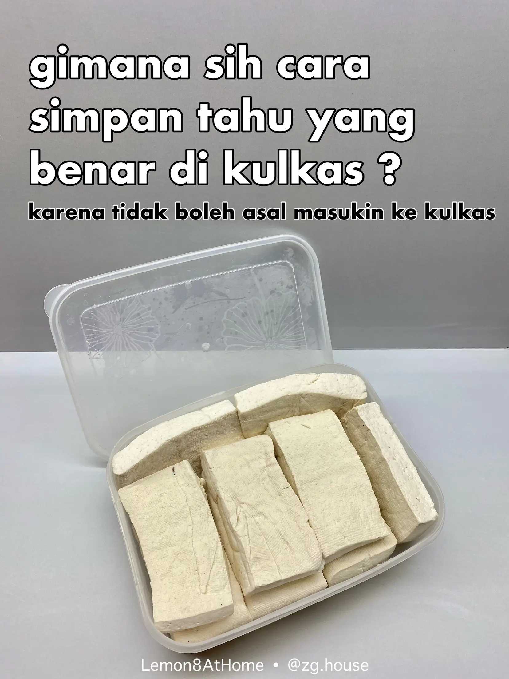 Cara menyimpan tahu di kulkas biar awet | 2025 pengalaman pengguna asli