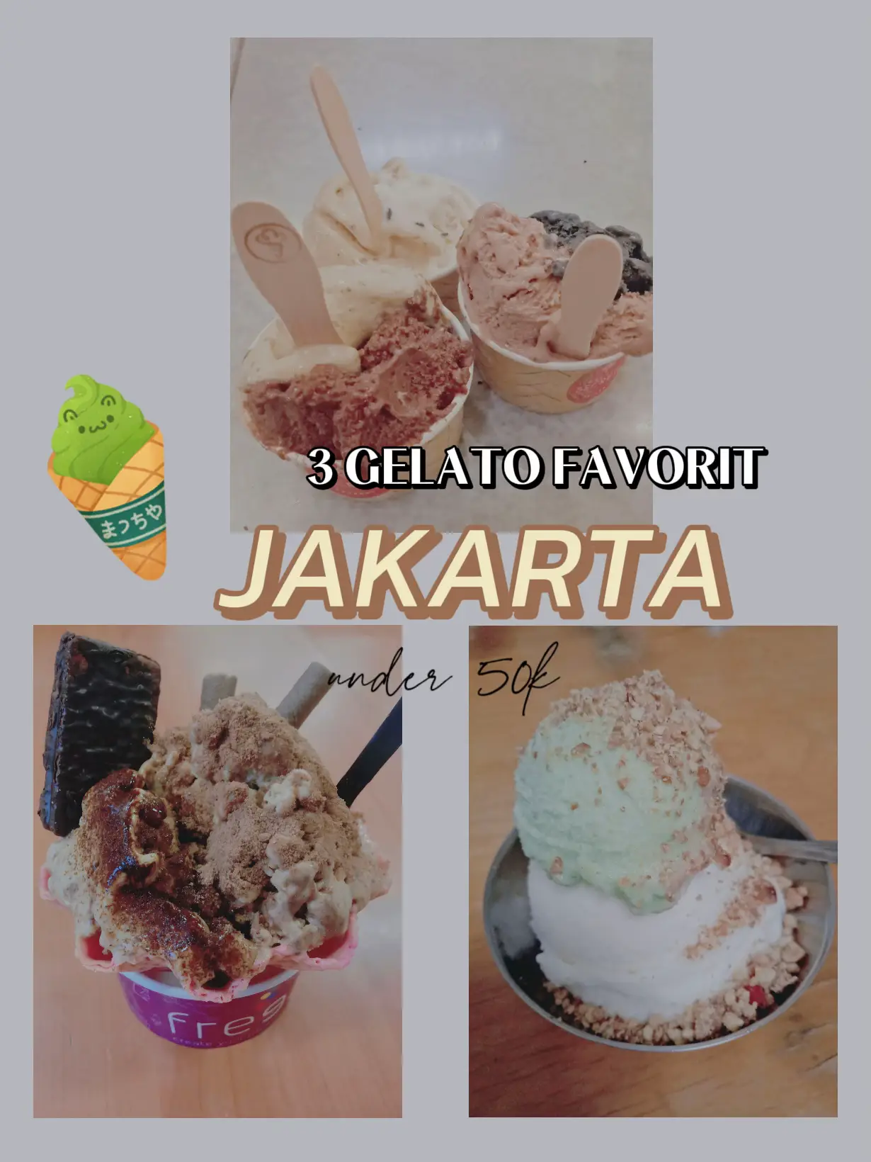 Rekomendasi Gelato Di JAKARTA | Galeri Diposting Oleh Chiyo | Lemon8