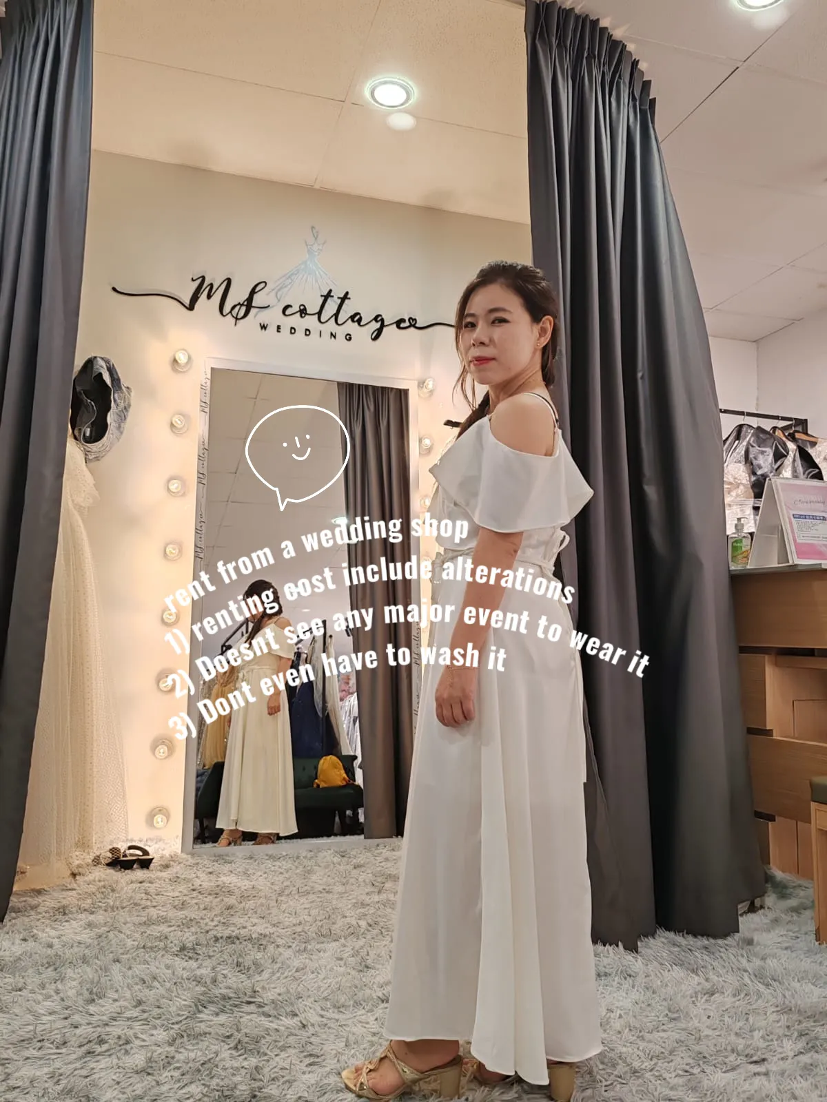 simple short wedding dress for rom singapore