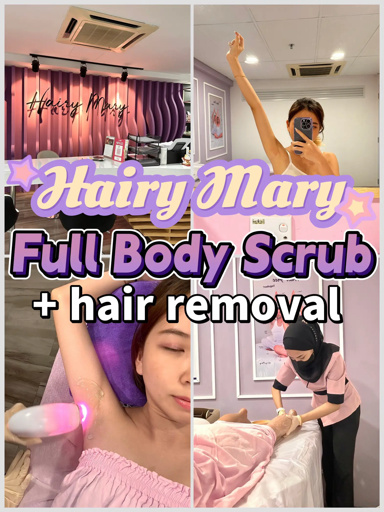 Hairy Mary Body Scrub Hair Removal Review Gallery posted by