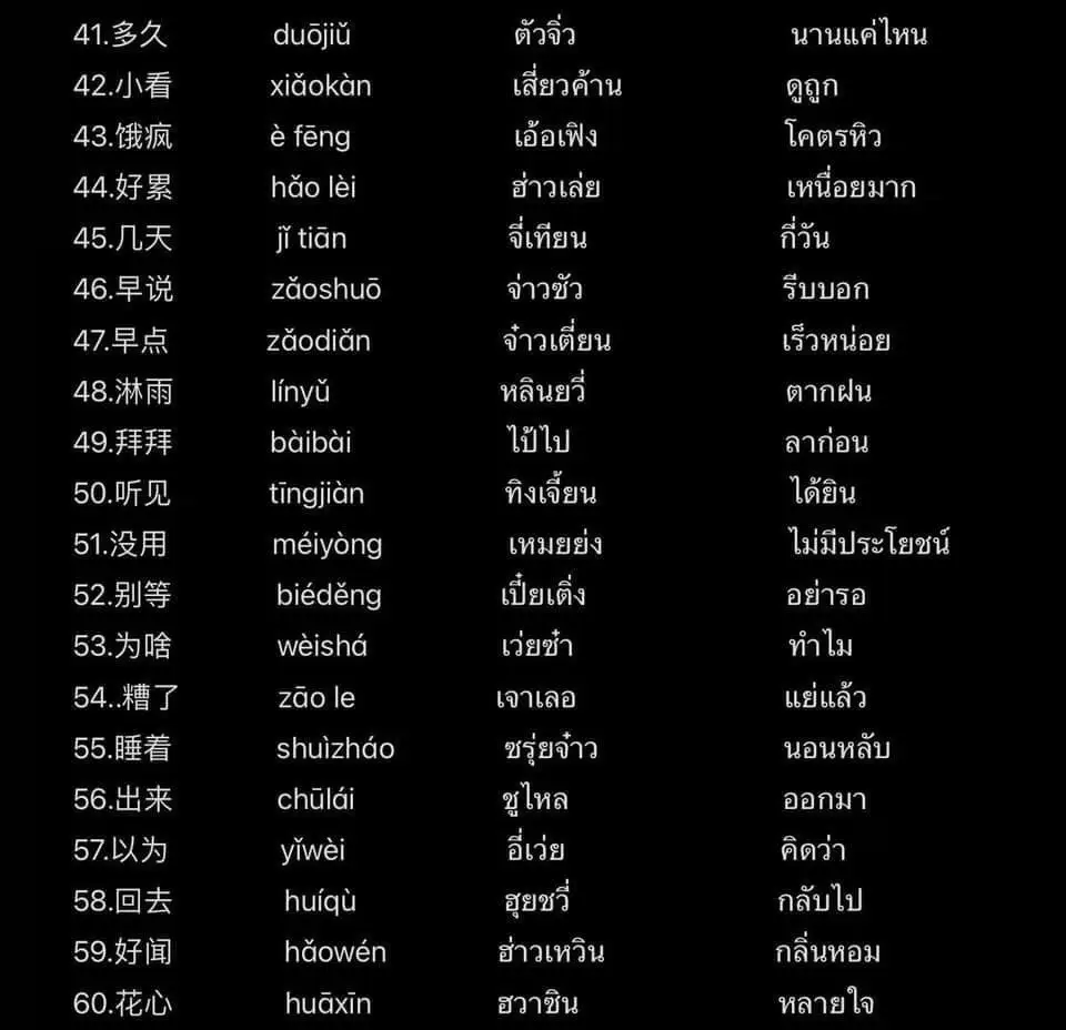 รวมวลีที่คนจีน99%ใช้ มือใหม่ต้องรู้ #ภาษาจีน #เรียนจีน | แกลเลอรีที่ ...