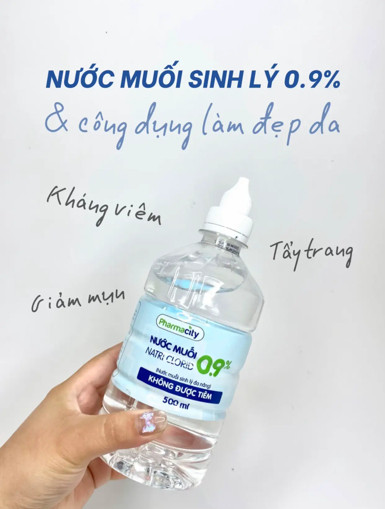 3 CÔNG DỤNG CỦA NƯỚC MUỐI SINH LÝ