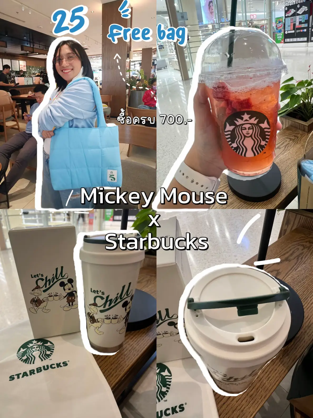 Disney Starbucks Cold Cup With Mickey Ears 