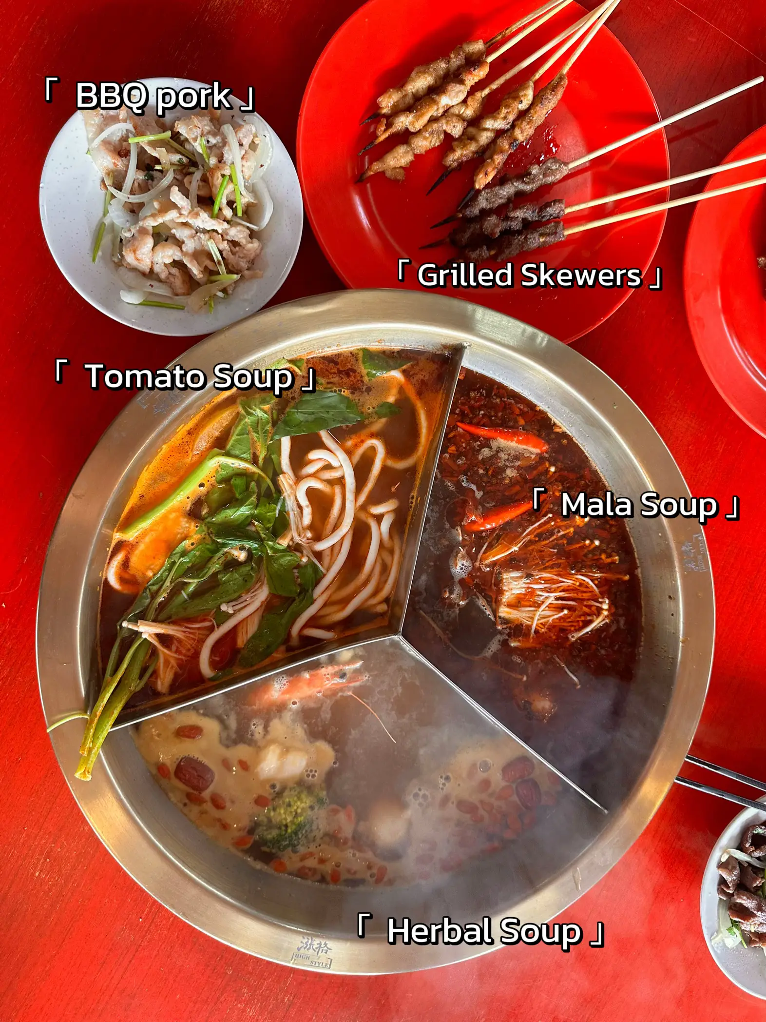 JOM MAKAN 30 MENU STEAMBOAT BBQ - Peai steamboat and bbq