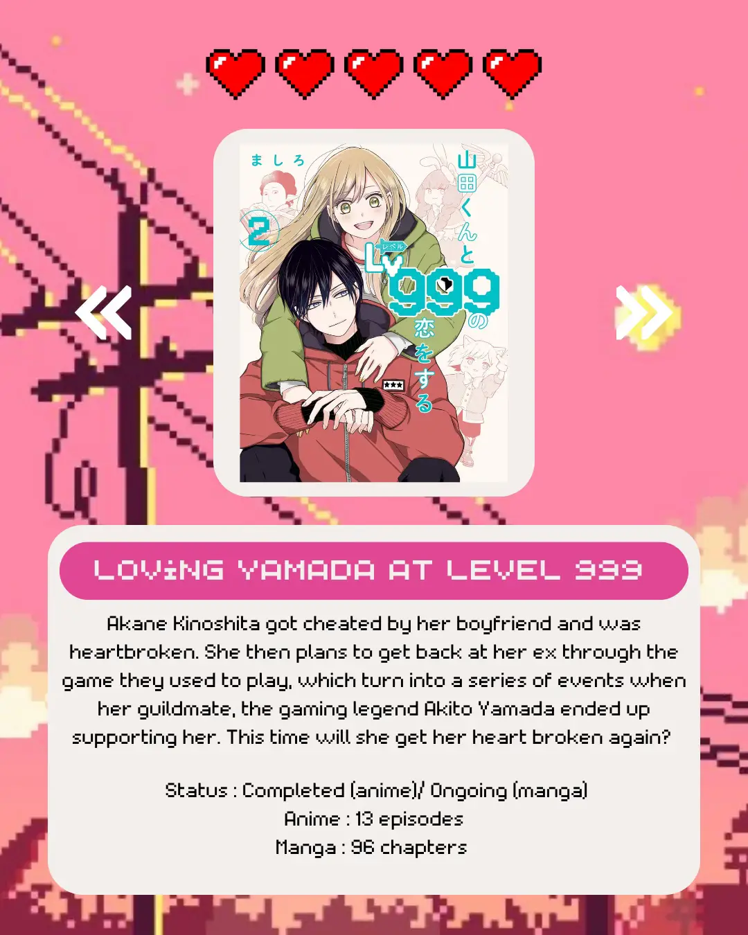 Best Romance Anime Like Loving Yamada At Lv999