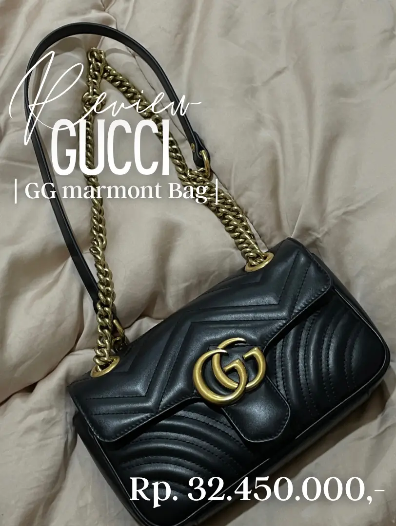 REVIEW GUCCI MARMONT BAG! WORTH TO BUY ?! 🤔🤩✨