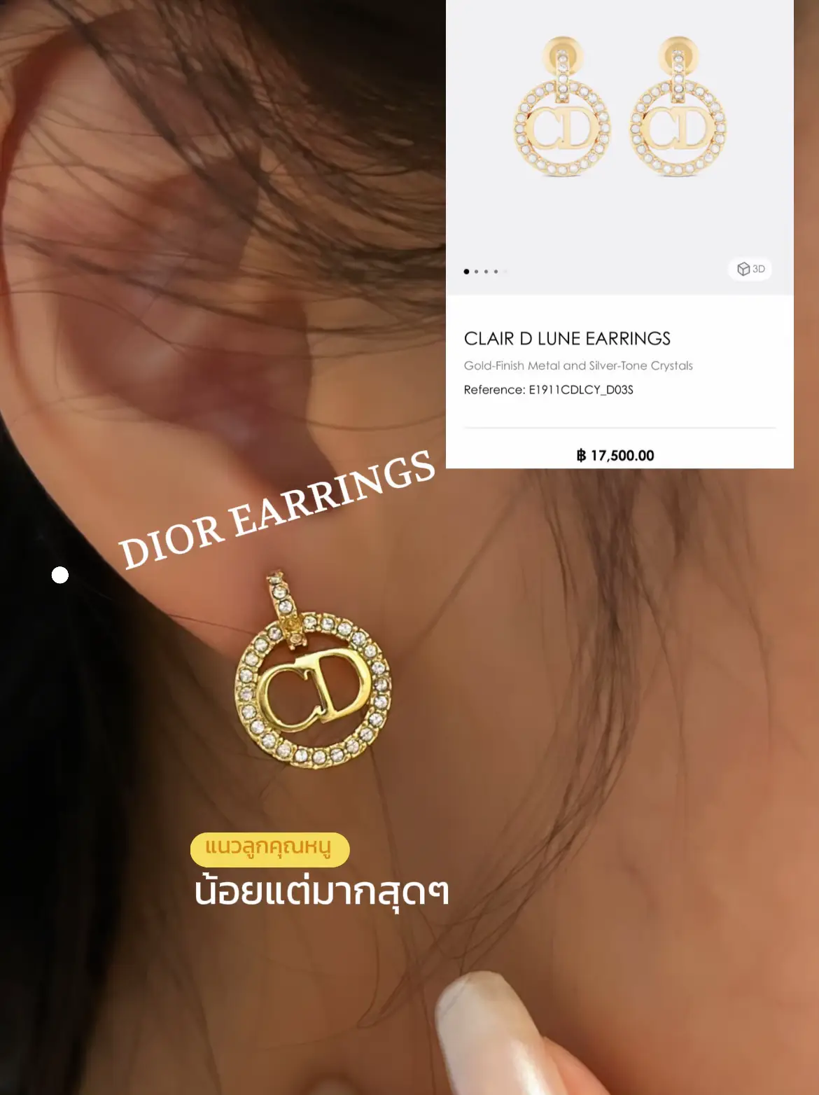 Dior Hoop Earrings Replica